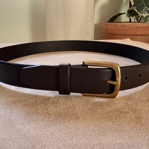 New Gap Dark Brown Leather Belt